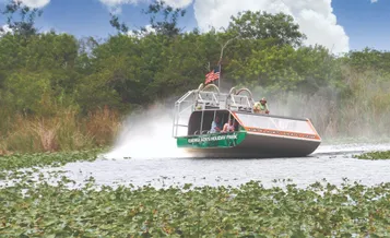 Everglades airboat adventure tour with transportation